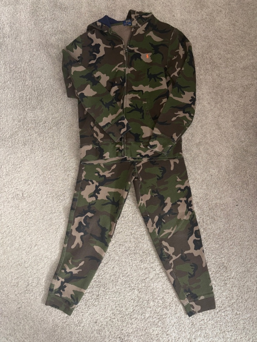 Polo by Ralph Lauren Kids Camouflage Hoodie & Joggers - Green